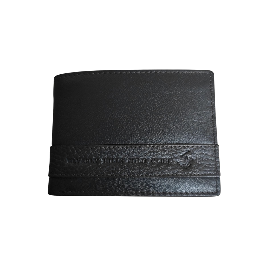 polo club beverly hills polo club portafoglio uomo in pelle bh-1731 nero - foto 1