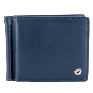 Beverly hills  portafoglio uomo in pelle bh-1733 blu