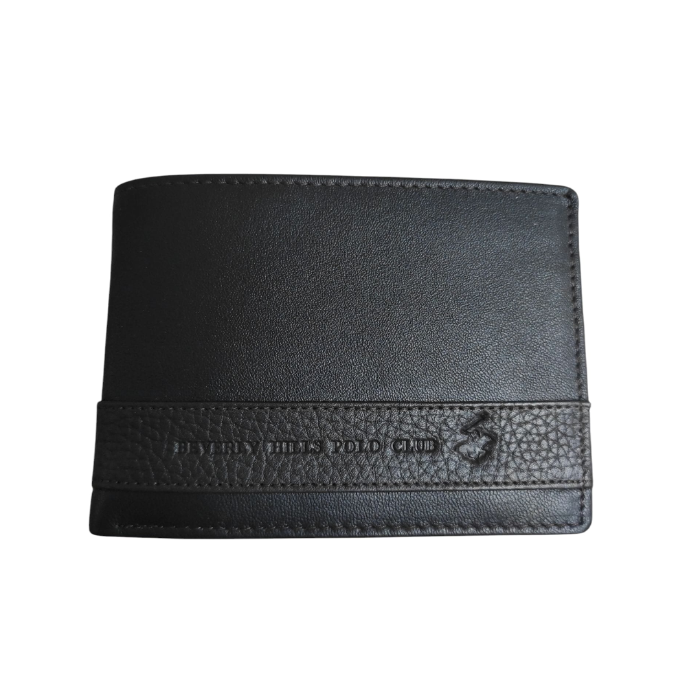 polo club beverly hills polo club portafoglio uomo in pelle bh-1733 nero - foto 1