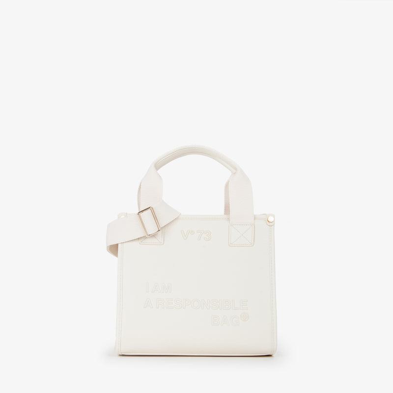vâ°73 vâ°73 borsa sintetica donna responsability now white 73bs8f302 - foto 1