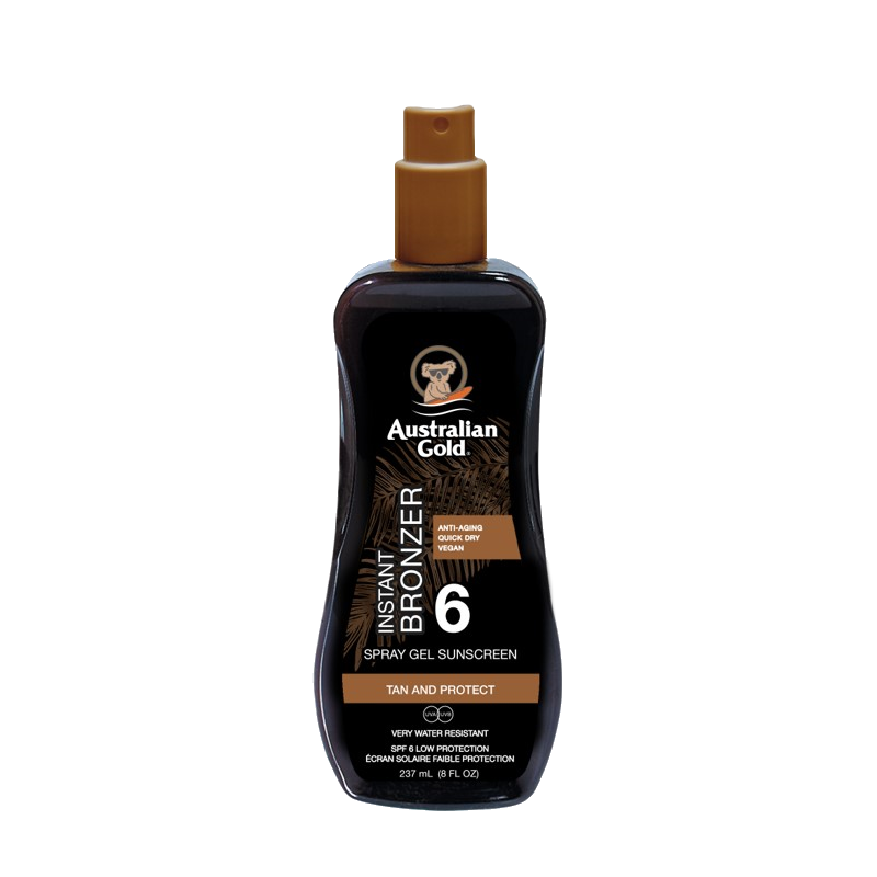 australian gold australian gold instant bronzer spray gel spf6 237ml agcf25072 - foto 1