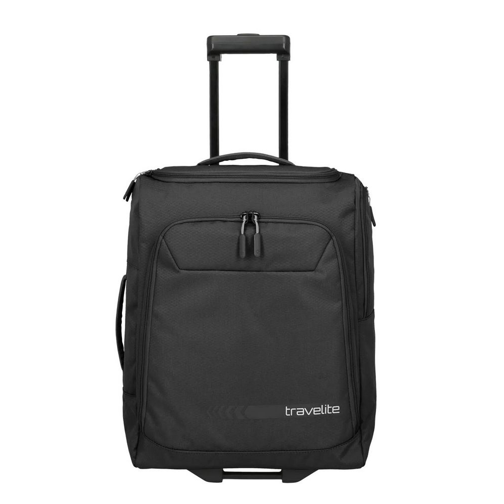 travelite travelite borsone kick off wheeled duffle s nero 6909-01 - foto 1
