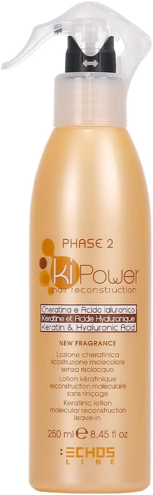 echos line -echos ki-power lozion cheratinico ricostruttore fase 2 250ml 1019869 - foto 1