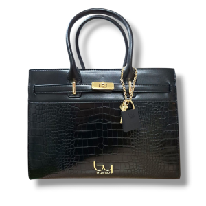 Borsa sintetico lily nero bybs58b01 t04