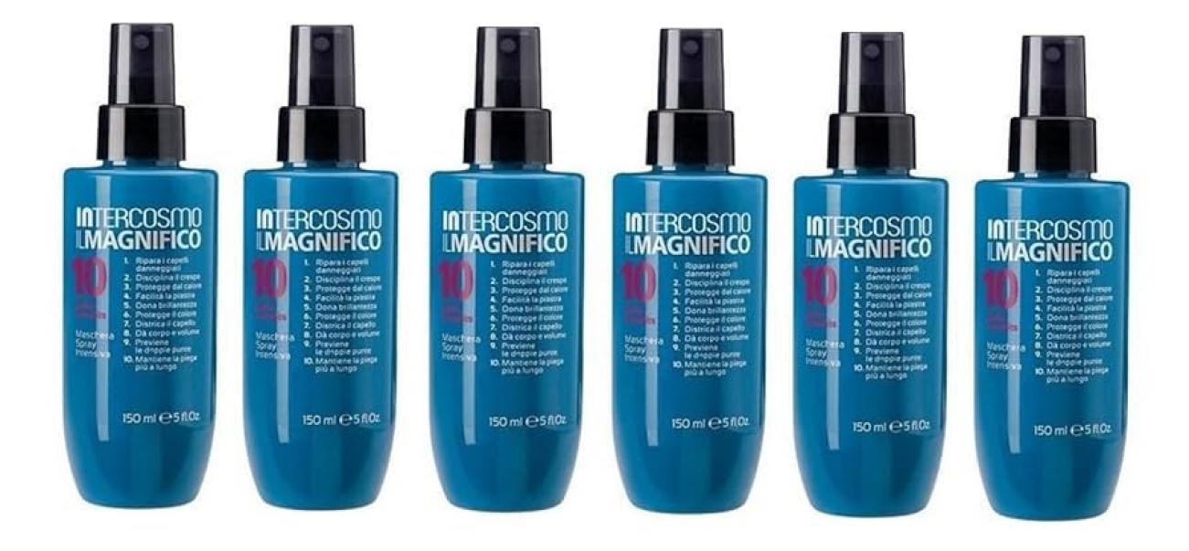 intercosmo 6 pezzi intercosmo il magnifico maschera spray 10in1 150ml - foto 1
