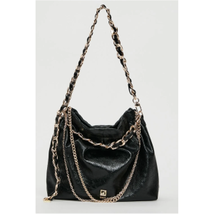 Borsa donna crossbody con catena evie v5ai-12490 black