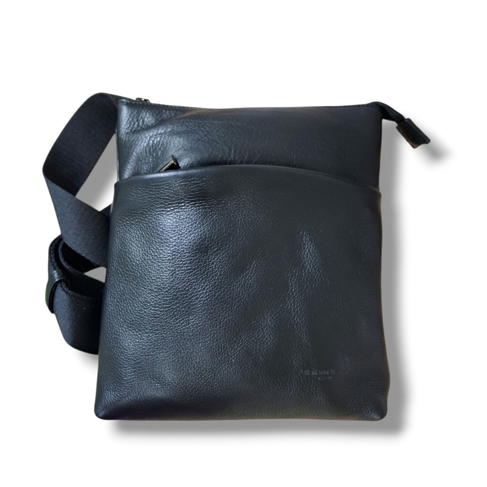 pelletteria veneta pelletteria veneta tracolla uomo riccardo n25494 nero - foto 1