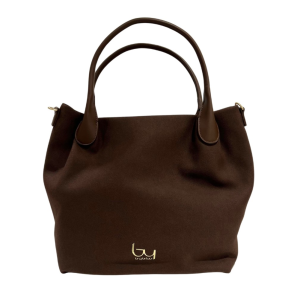 Borsa sintetico daisy suede bybs66b01s z2 cioccolato