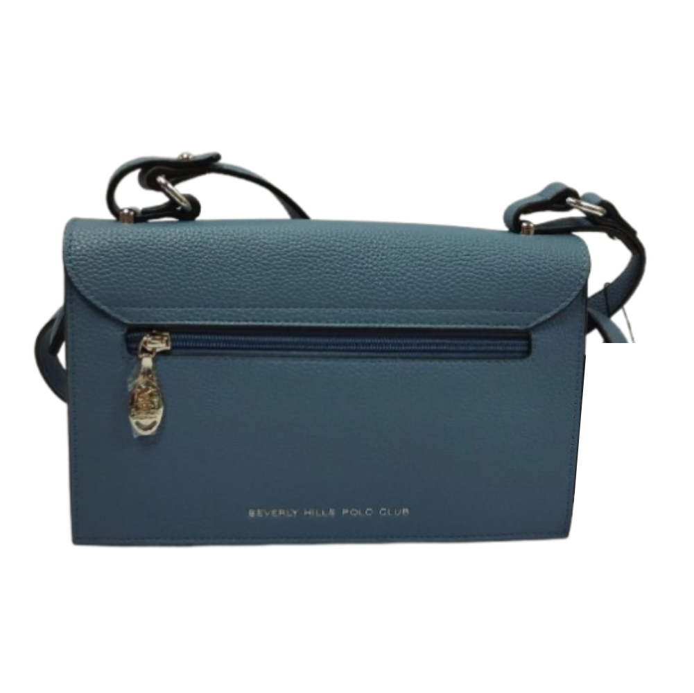 polo club beverly hills polo club borsa donna pu bh-4203 azzurro - foto 1