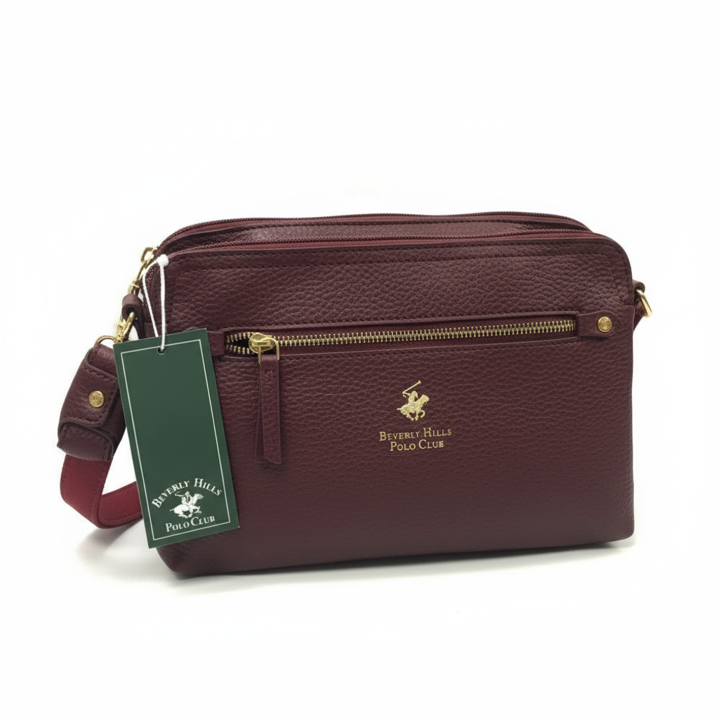 polo club beverly hills polo club borsa donna pu bh-4357 bordeaux - foto 1