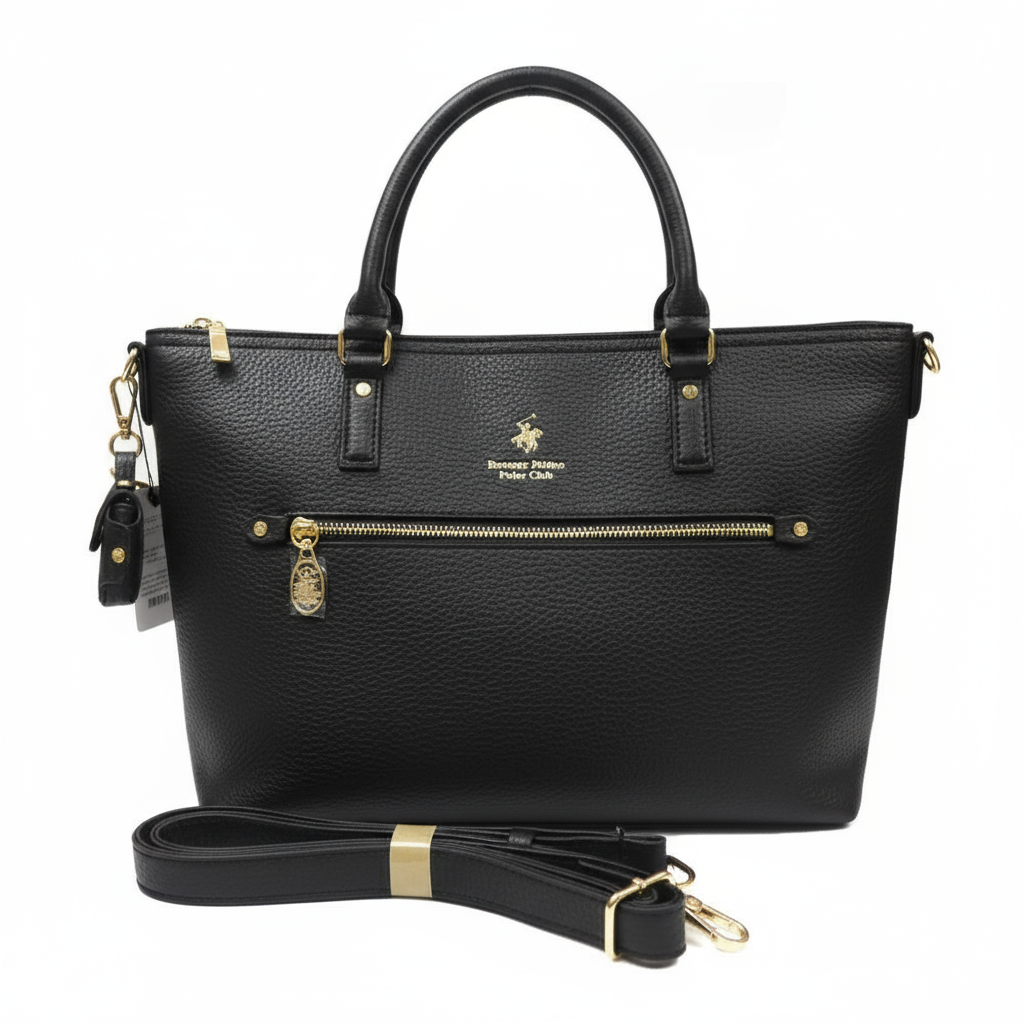 polo club beverly hills polo club borsa donna pu bh-4350 nero - foto 1