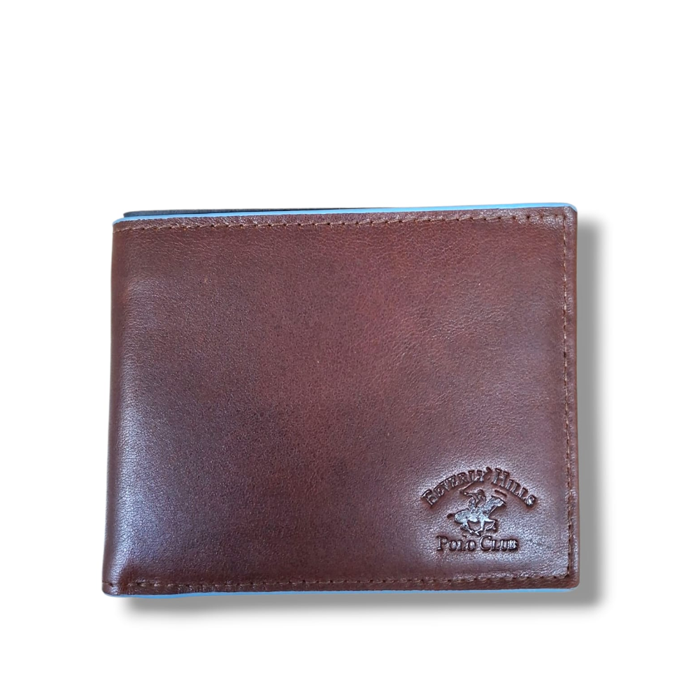 polo club beverly hills polo club portafoglio in pelle bh-1590 cuoio - foto 1