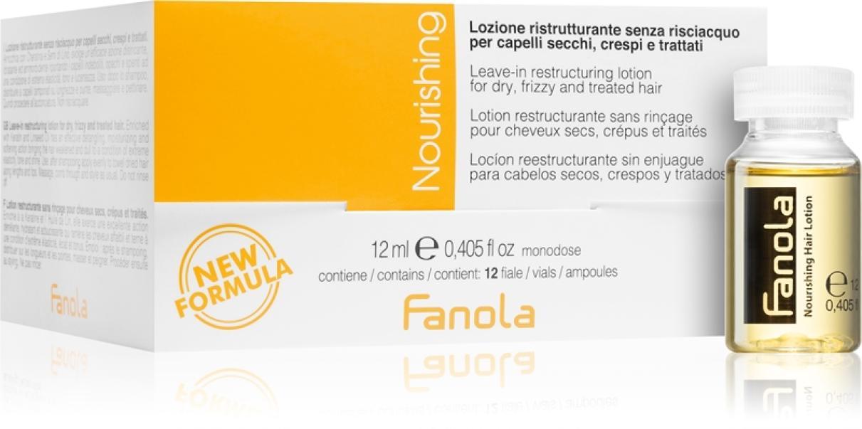fanola fanola nourishing lozione ristrutturante 12 fiale x 12ml1076060 - foto 1