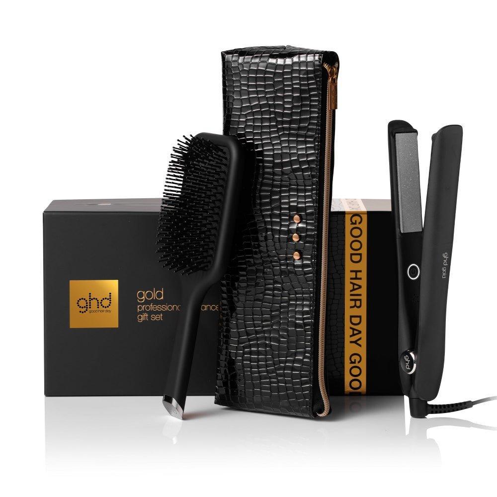 ghd ghd good hair day gift set piastra gold + spazzola - foto 1