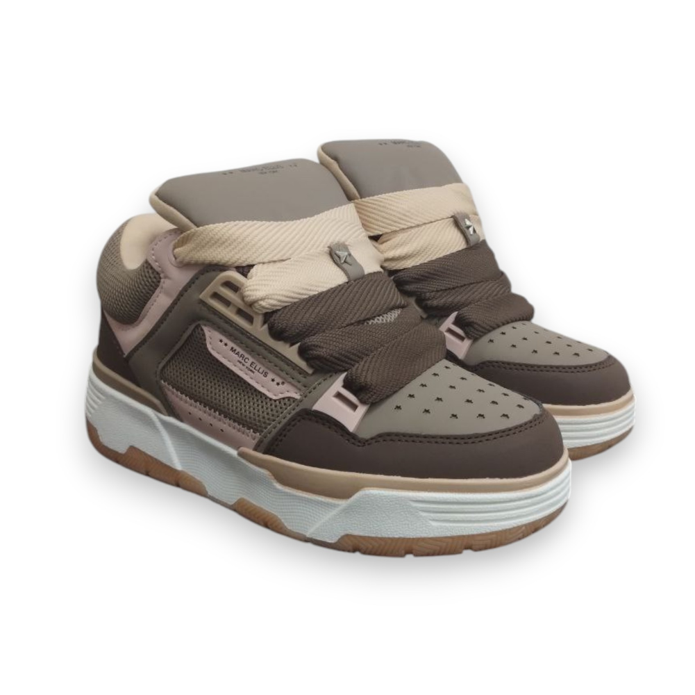 marc ellis marc ellis sneakers choco-brown-nude nami4001 41 - foto 1