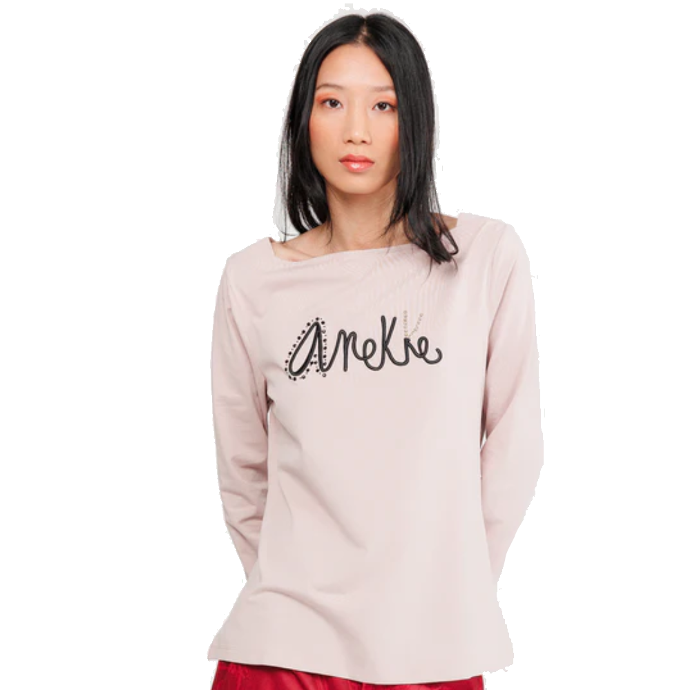 anekke anekke t-shirt manica lunga donna rosa 41281-429 medium - foto 1