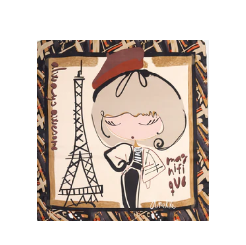 anekke anekke foulard quadrado 70x70cm nude 41480-313 - foto 1