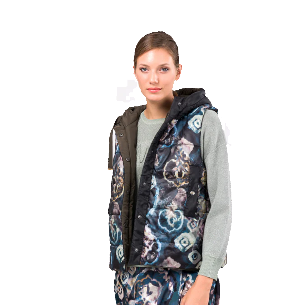 anekke anekke giacca donna verde e nero s/m 41273-121 - foto 1