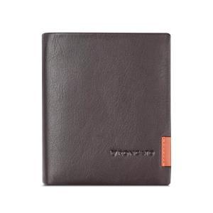 Portafoglio piatto con cerniera mag wal 46 marrone 41084644