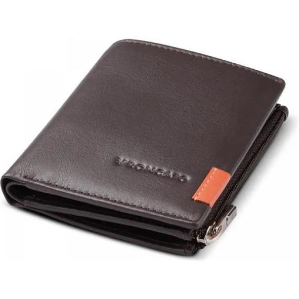 roncato roncato portafoglio piatto con cerniera mag wal 46 marrone 41084644 - foto 2