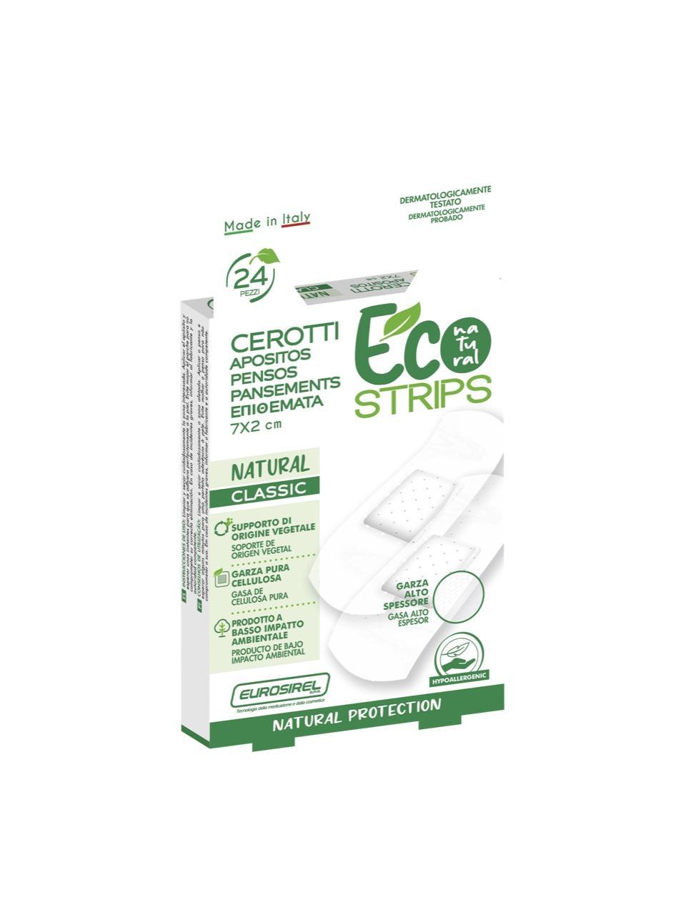 eurosirel eurosirel eco classici cerotti supporto compostabile trasparenti 24 pezzi 78291 - foto 1