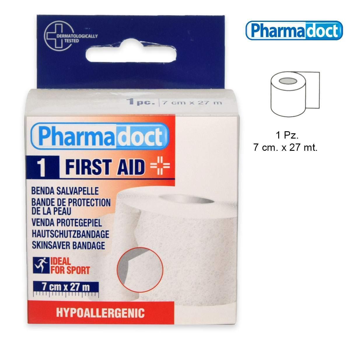 pharmadoc pharmadoct primo soccorso benda salvapelle27mx7cm-box da 6pz 78190 - foto 1