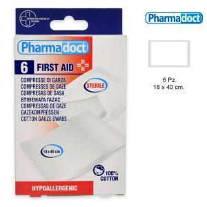 T compresse di garza 18 x 40 6pz 78043