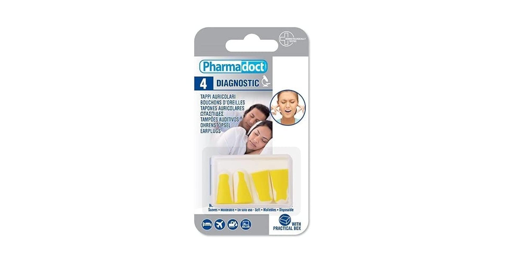 pharmadoc pharmadoct tappi morbidi + contenitori trasparente in blister 4pz 78056 - foto 1