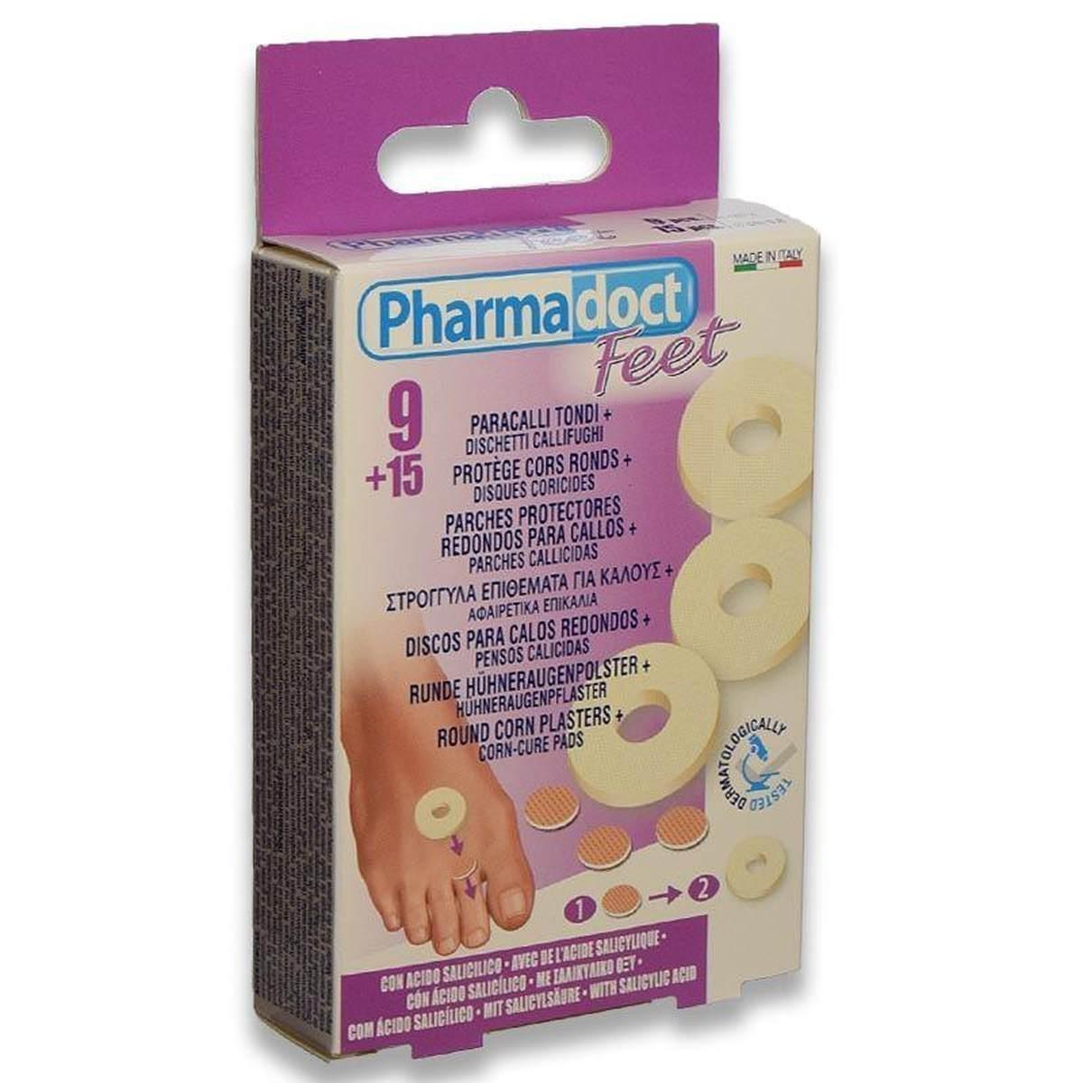 pharmadoc pharmadoct piedi paracalli rotondi in lattice 9pz.+ 15 dischetti 78197 - foto 1