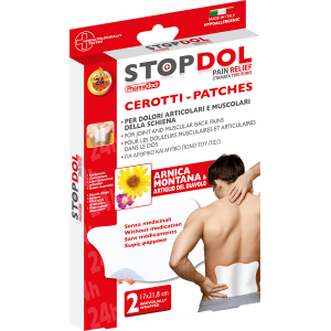 T primo soccorso stopdol 2 patch articolari e lombari 78325