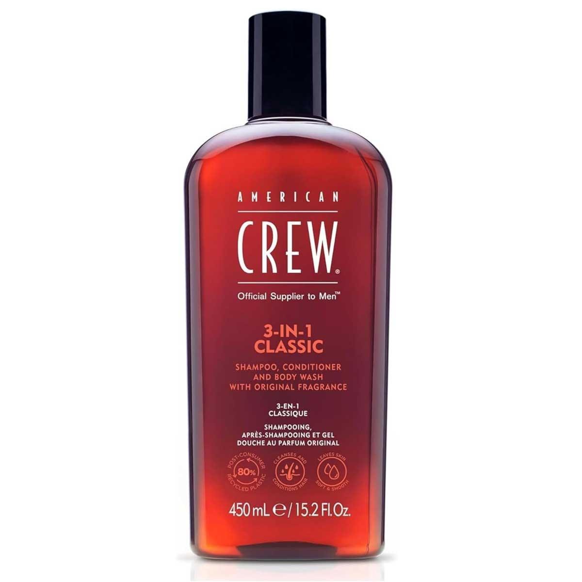 american crew american 3-in-1 classic 450ml - foto 1