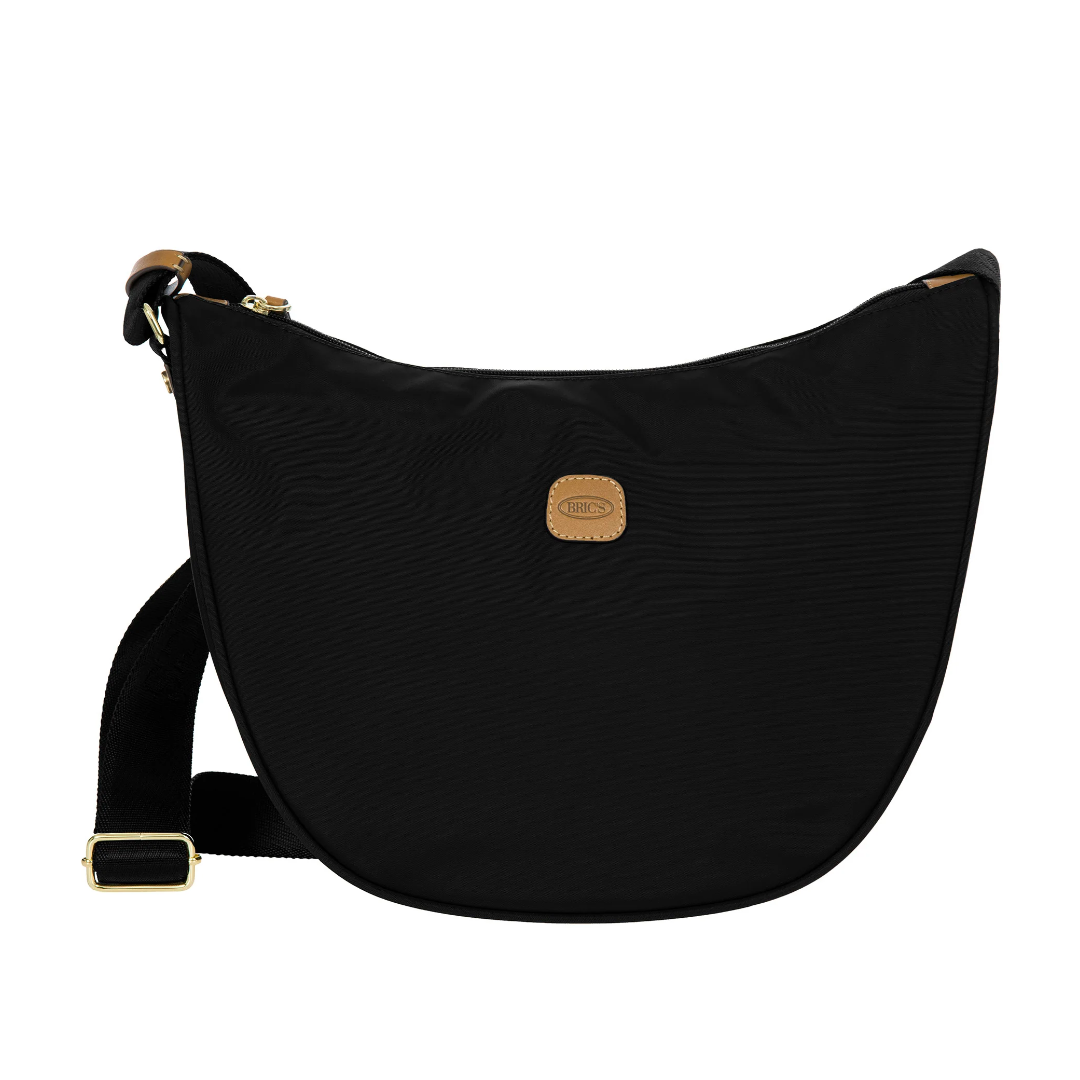 bric's bric's x-collection borsa mezzaluna s cm 33x26x9.5 bxg45052.101 nero - foto 1