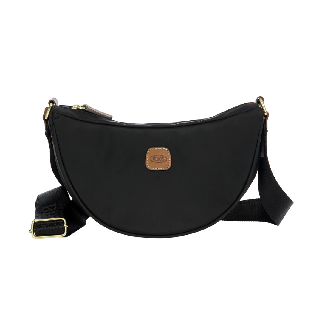bric's bric's x-collection borsa mezzaluna s cm28x15x10 bxg45781.101 nero - foto 1