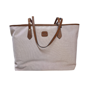 X-collection volterra trama shopping bag boe05963.020 bordeaux/tan
