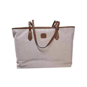 X-collection volterra trama shopping bag boe05963.050 ocean/tan