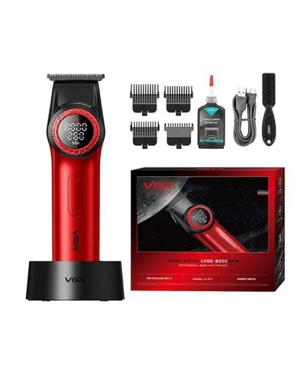 vgr vgr hair trimmer high-speed 6000-8000rpm v-977 rosso - foto 1 vgr vgr hair trimmer high-speed 6000-8000rpm v-977 rosso - foto 1