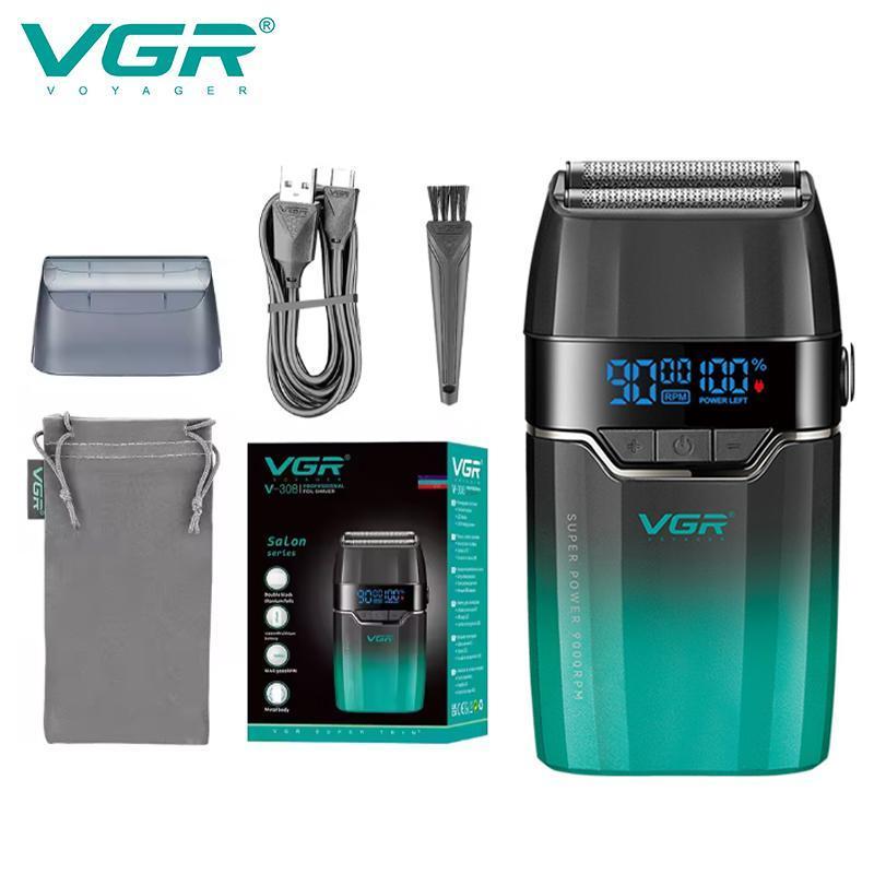 vgr vgr foil shaver v-308 green - foto 1 vgr vgr foil shaver v-308 green - foto 1